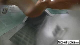 why does nicole aniston take such a steamy nude shower alone?