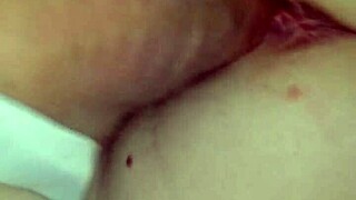 My wife rides guy bareback in intense gay threesome