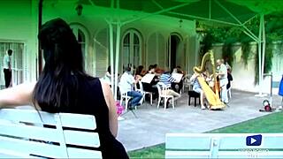 Two Hot French Blondes Filmed Using Toys On Big Tits