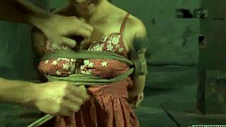 Detailed hardcore sadomasochism scenes with intense bondage