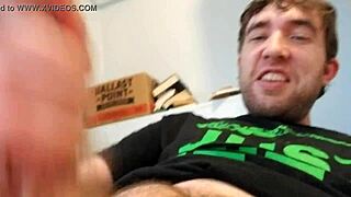 hey, check out this new jizzman with penis masturbation action