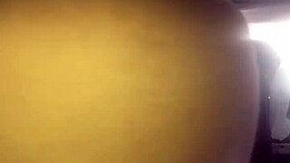 redbone rides big black cock in reverse cowgirl