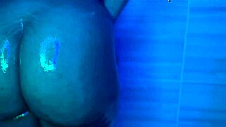 Applying lots of oil to my body