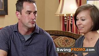 Swinging with amateur couples and a big group of people