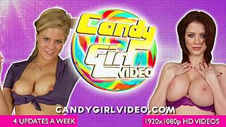 Скай Блю, Ариэль и Мисти щеголяют в микро-стрингах крупным планом