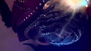 DMV gloryhole party with ebony and monster cocks.