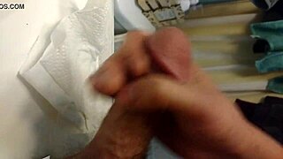 quick cum from intense masturbation