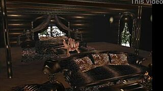 Plowing friends hot girlfriend in porn in 3d cheating