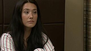 hot milf seduces asian young girl, turning her into a lesbian with kissing, fingering, and oral