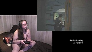 Why is this brunette bbw naked in Resident Evil 3 playthrough part 2?