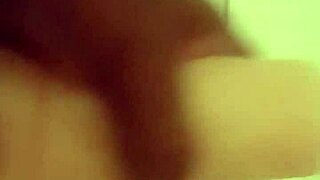 ebony caribbean woman enjoys hard fuck and cumshot with toys