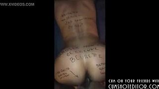 fucking submissive girlfriend from behind pov