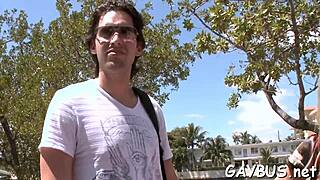 Handsome Dude Engages in Lusty Wild Cock Sucking