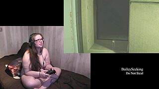Why is this brunette bbw naked in Resident Evil 3 playthrough part 2?