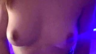 The redheaded beauty feels intense pleasure playing with her sweet pussy