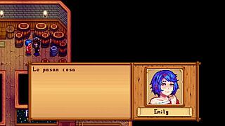 Stardew Valley Emily Part 1 Spanish Translation Outdoor Scene