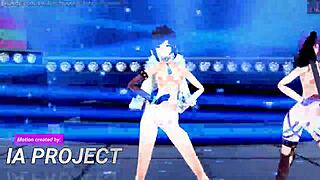 Genshin Impact MMD Animation Featuring Yelan And Kafka