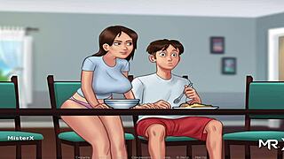 Summertime Saga Hentai Teen Flaunts Massive Tits in Episode 32