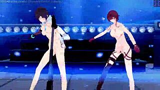 Genshin Impact MMD Animation Featuring Yelan And Kafka