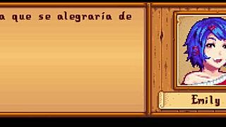 Stardew Valley Emily Part 1 Spanish Translation Outdoor Scene