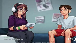 Teen cartoon masturbation and bj