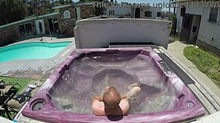 Dayanara Enjoys Hot Tub Pov Session Three!