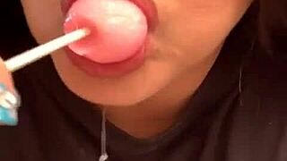 marcy diamond licks lollipop sloppy