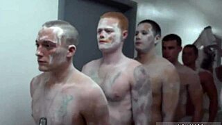 Check out this gay military hazing and fucking in showers!