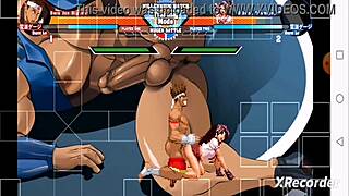 athena asamiya gets fucked by joe higashi in doggystyle missionary creampie cumshot