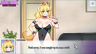 i fuck bowsette in waifu hub parody on couch