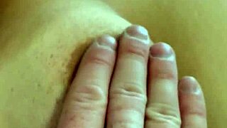 Having fun with my tits, will you play with them next?