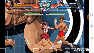 athena asamiya gets fucked by joe higashi in doggystyle missionary creampie cumshot