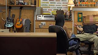 busty ghetto drilled by pawn keeper