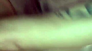 Hot cum covers redhead’s small tits