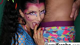 Romi Rain Sucks Fat Cock With Big Tits Ass Hardcore Cumshot