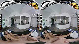 Virtual porn massage for Freya von Doom POV! Oiled brunette tits and reality action.