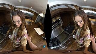 Discover Aila Donovan's POV Breakfast With A Hairless Cougar Pussy