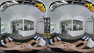 Virtual porn massage for Freya von Doom POV! Oiled brunette tits and reality action.