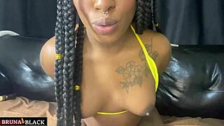 Teen In Lingerie Guides Handjob To Orgasm While Masturbating Solo