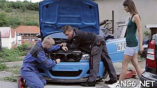 dirty brunette susan ayn enjoys hardcore fuck outdoors