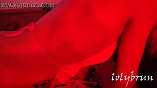 I console myself with a big red dildo