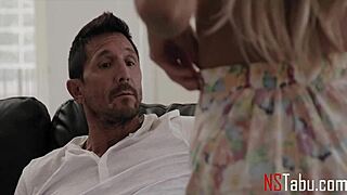 Naomi Swann as Step Daughter Fucking Daddy While Wife Is Away