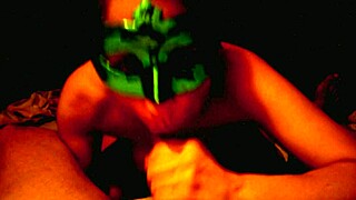 Anna Varentino delivers intense blowjob and swallow for friends in Italy with big cock