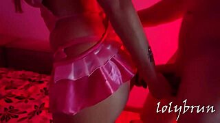 I console myself with a big red dildo