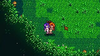 leah and abigail explore wild threesome in stardew valley parody