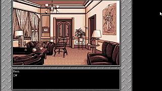 Intense adult game massage session with anime hentai elements