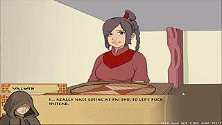 this hentai game features big tits and anime action