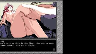 Intense adult game massage session with anime hentai elements