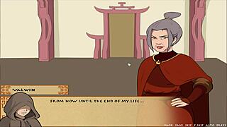 this hentai game features big tits and anime action