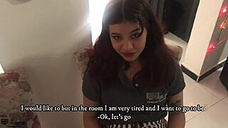 Skinny step sister loves cock – stepbrother gives sensual massage